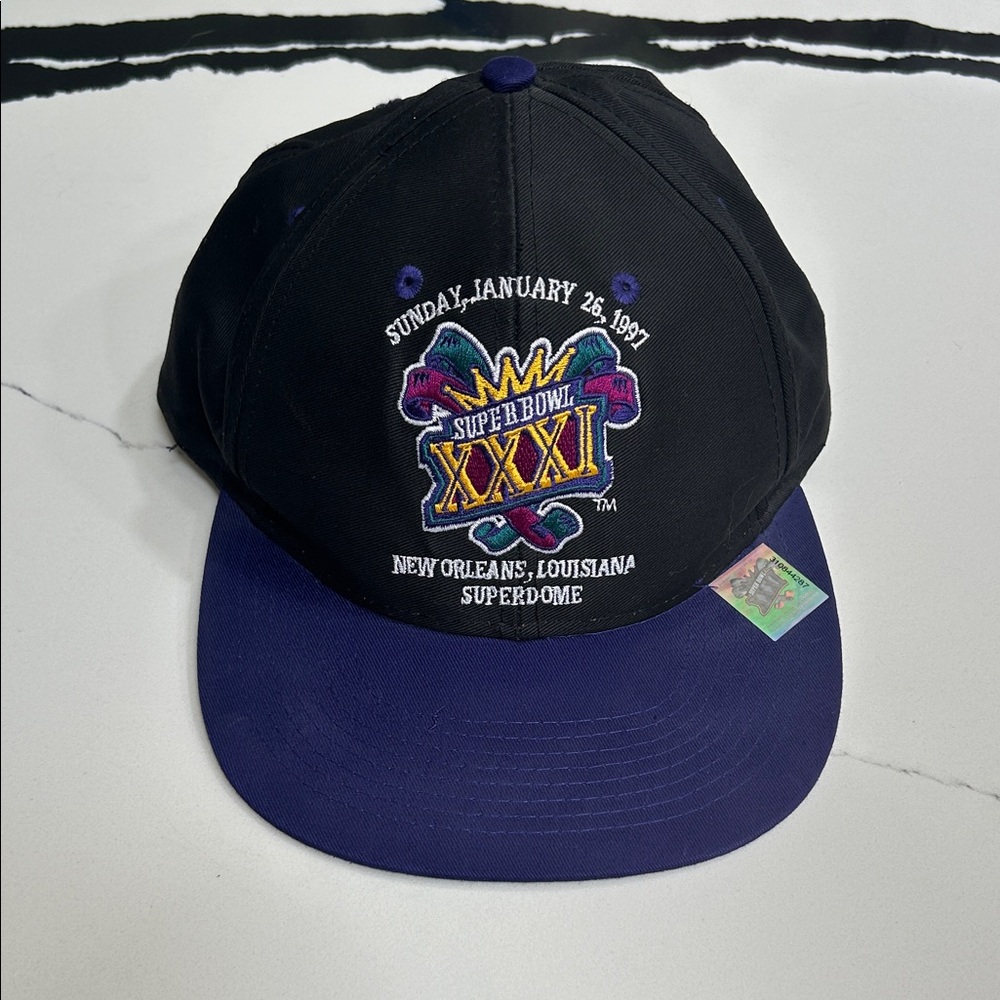 Super Bowl XXXI New Orleans Louisiana Superdome Hat NFL